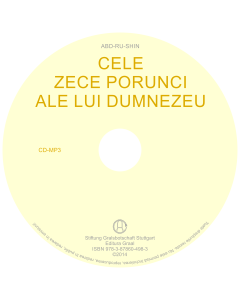 Cele Zece Porunci ale lui Dumnezeu (Descarcă Audio MP3)